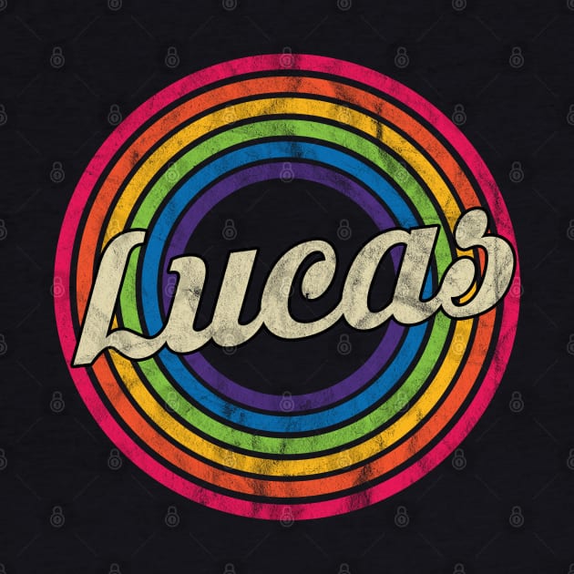 Lucas - Retro Rainbow Faded-Style by MaydenArt